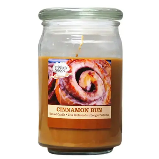 [601486157549] CANDLE IN JAR CINNAMON BUN 15OZ