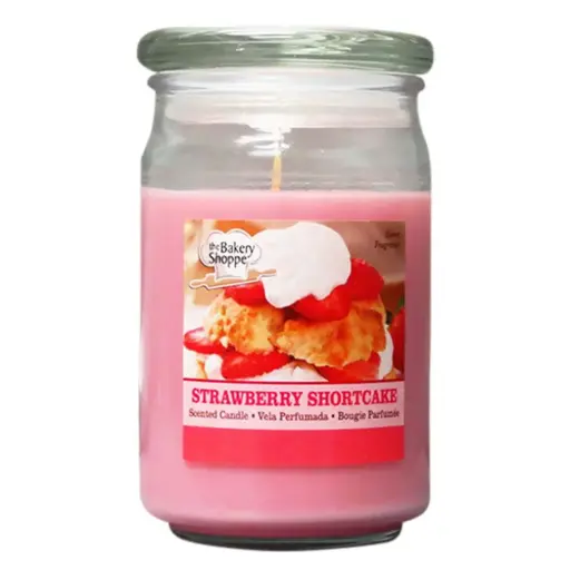 CANDLE IN JAR STRAWB. SHORTCAKE 15OZ