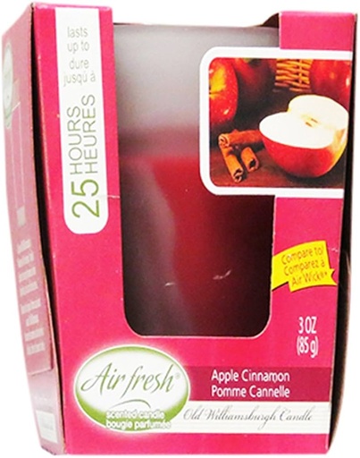 [806712105800] PURE AIR APPLE CINNAMON 3OZ