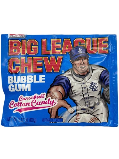 [1630B] BIG LEAGUE CHEW COTTON CANDY 12CT 720G
