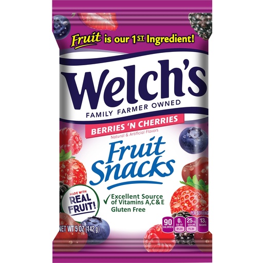 [034856028925] WELCH'S BERRIES 'N CHERRIES 2.25OZ 