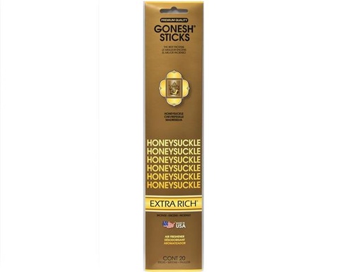 [CL20809] GONESH STICKS HONEYSUCKLE 20PK