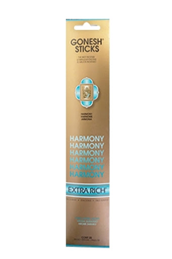 [078612208152] GONESH STICKS HARMONY 20PK