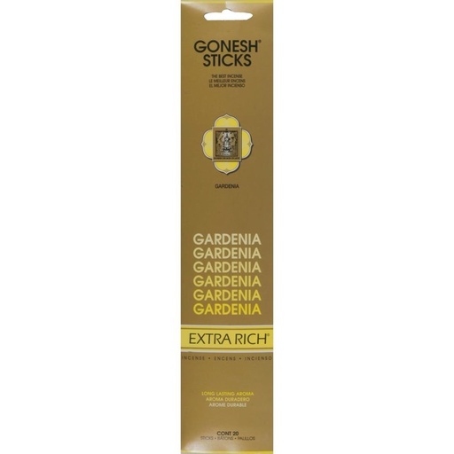 [CL20817] GONESH STICKS GARDENIA 20PK