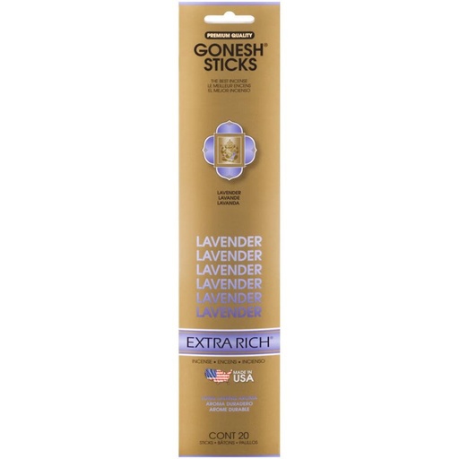 [CL20818] GONESH STICKS LAVENDER 20PK