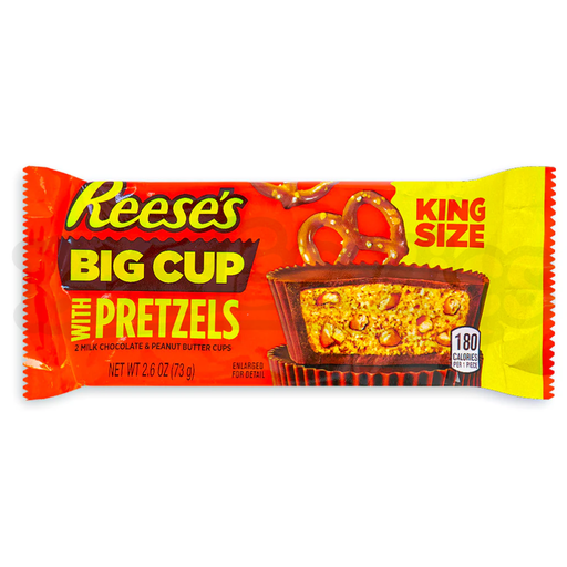 [034000249893] REESE'S PRETZELS BIG CUPS K.S 16CT 73G (US)