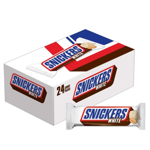 [1167C] SNICKERS WHT. CHOCOLATE K.S. 24CT (US)