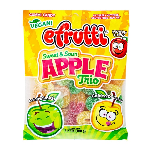 [1956W] E.FRUTTI SWEET & SOUR APPLE TRIO 3.5oz