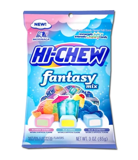 [9209] HI-CHEW PEG BAG FANTASY MIX 85G