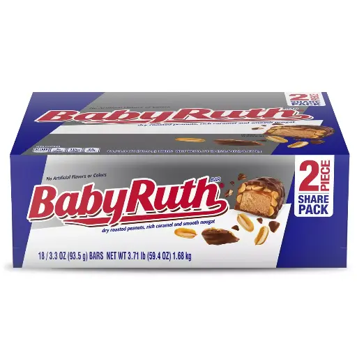 [1148] BABY RUTH 2 PIECE SHARE PACK 18CT (US)