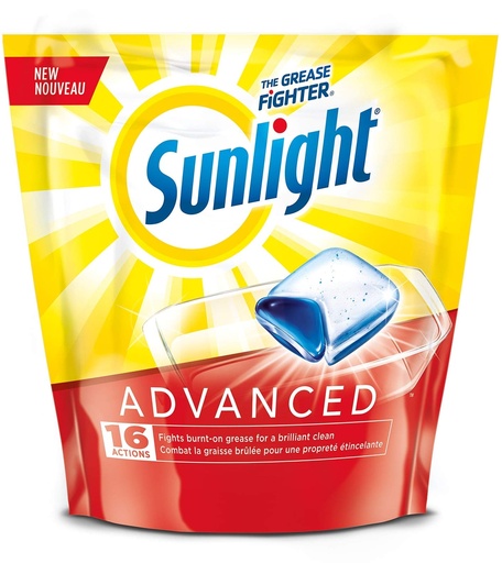 [072613161881] SUNLIGHT DISHWASHER TABS 290G