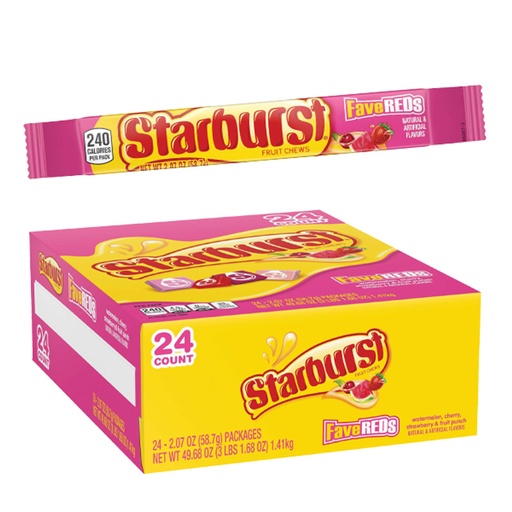 [1013A] STARBURST FAVEREDS 24CT 1.41KG