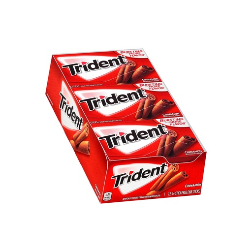 [012546011464] TRIDENT CINNAMON 12PK