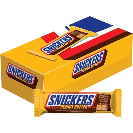 [040000541486] SNICKERS CRUNCHY P.B K.S 18CT (US)