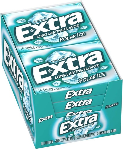 [022000159533] EXTRA GUM POLAR10PK