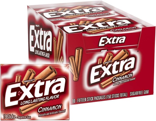 [1290H] EXTRA GUM CINNAMON10PK