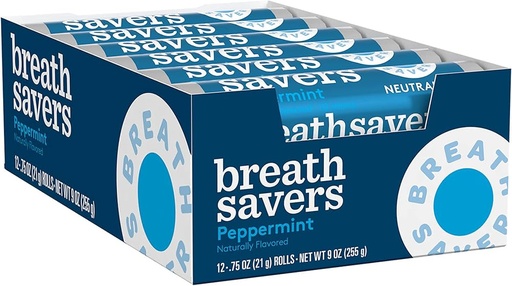 [034000714032] BREATHSAVER  PEPPERMINT 15/24 CT
