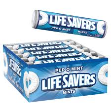 [019000080653] LIFESAVERS ROLL PEPP-O-MINT 15/20CT