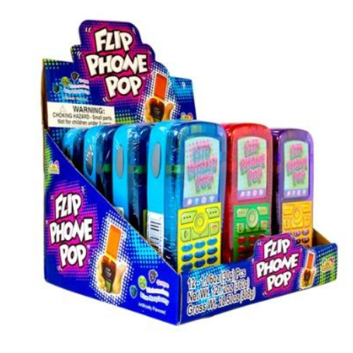 [686464487207] FLIP PHONE POP 12CT