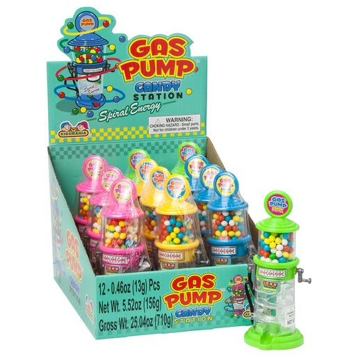 [1529B] GAS PUMP CANDY DISPENSER 12CT