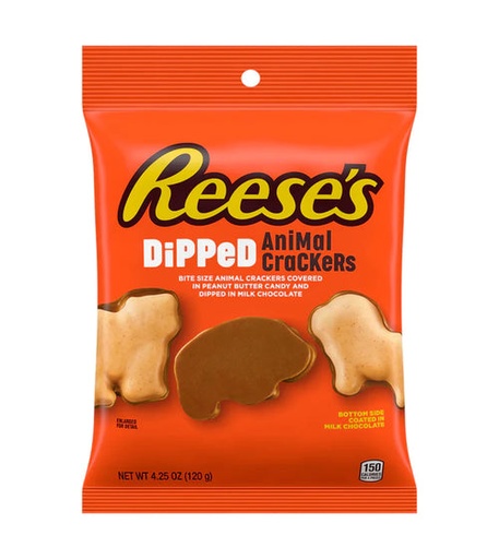 [034000217533] REESE'S POPPED ANIMAL CRACKERS 4.25oz