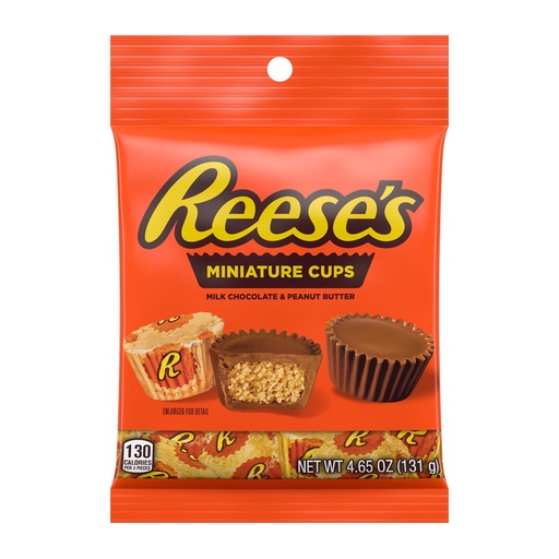 [034000432905] REESE'S MINIA. PEG BAG 4.65oz