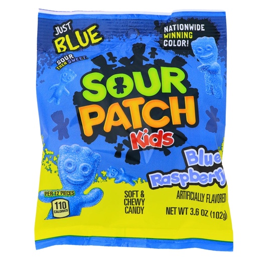 [1954F] SOUR PATCH BLUE RASP. 3.56oz
