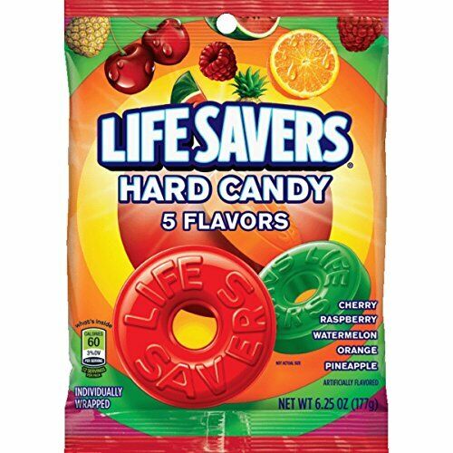 [08501] LIFESAVERS BAG 5 FLAVORS 6.25oz