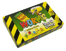 [1648A] TOXIC WASTE WORMS THEA. BOX