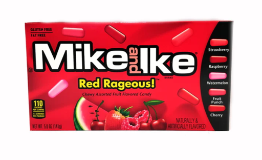 [1318H] MIKE & IKE THEAT. BOX RED RAG. 120g