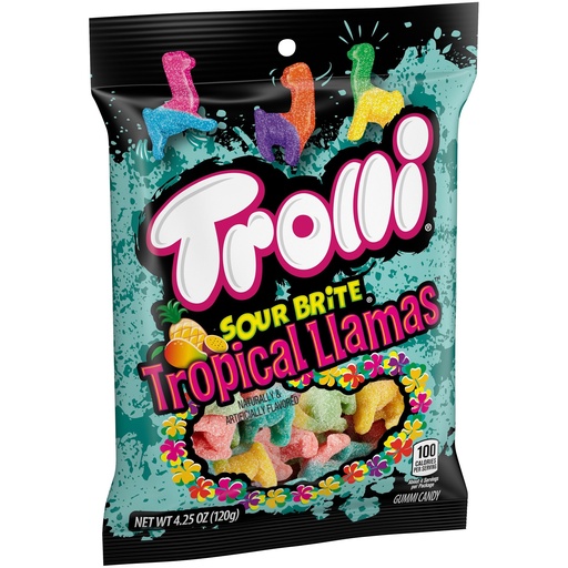 [1925L] TROLLI SOUR BRT. TROPICAL LLAMAS.120G