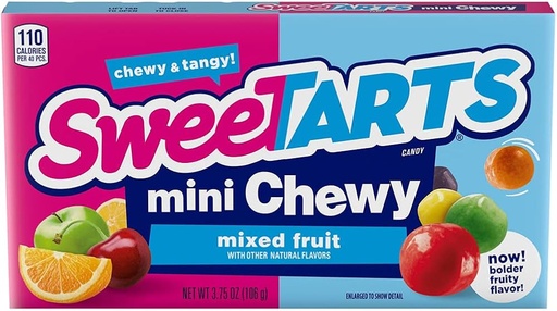 [1958D] SWEETTART THEA. BOX MINI CHEWY 3.75oz