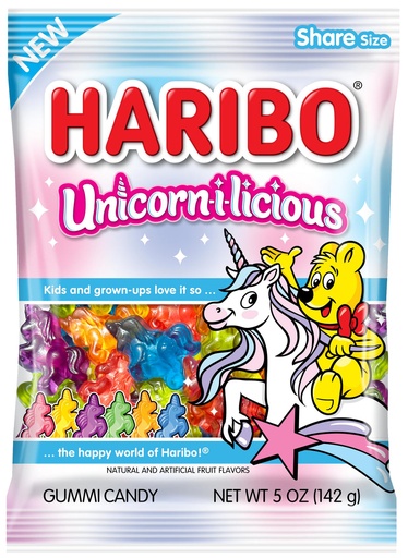 [8498] HARIBO UNICORN-LICIOUS 5OZ