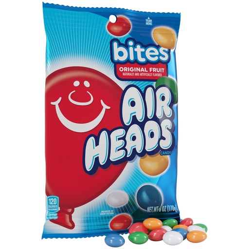 AIRHEADS BITES FRUIT 6OZ