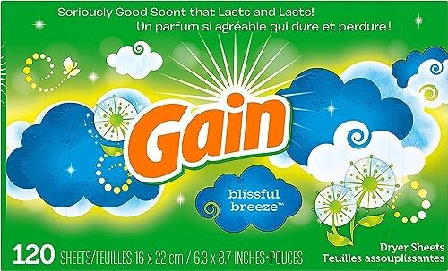 [037000863014] GAIN SHEETS BLISSFUL BREEZE 120PK