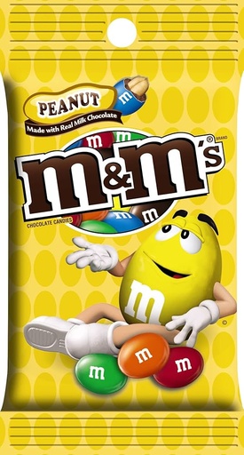 [040000017325] M&M PEANUT PEG BAG 5.3OZ