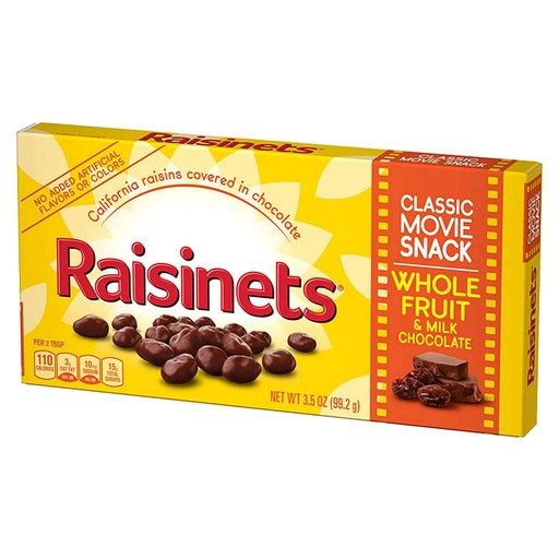 [23640] RAISINETS MILK CHOCLATE THEATER BOX 3.1OZ