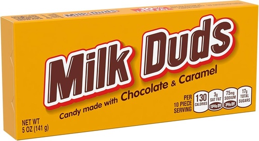 [1947] MILK DUDS CHOCO & CARAMEL THEA. BX