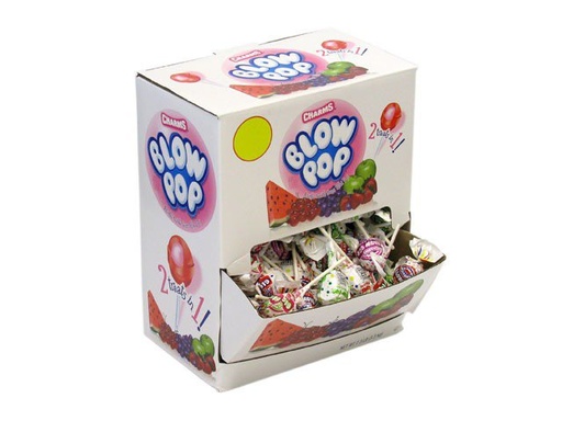 [014200347858] CHARM BLOW POP ASST. 180CT