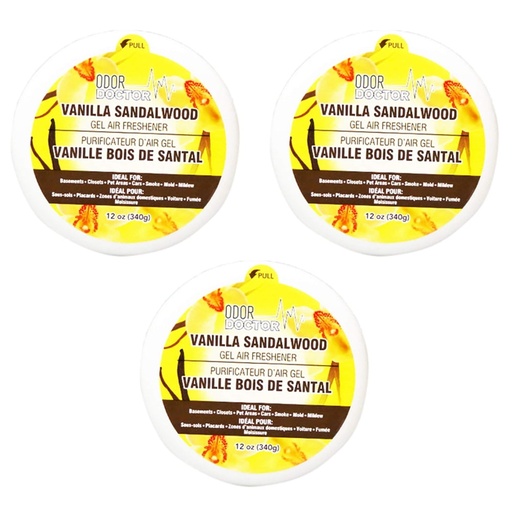 [806712310914] ODOR DOCTOR GEL VANILLA SAND. 340G