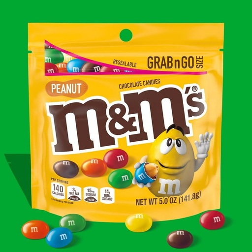 [1357] M&M PEANUT POUCH 5OZ