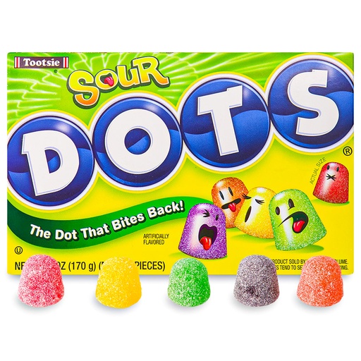 [1420B] DOTS SOUR THEA. BOX 6.5OZ