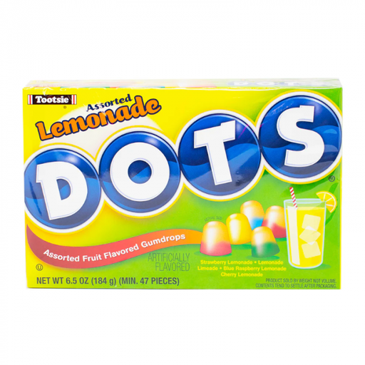 [7753/1420D] DOTS ASST. LEMONDAE THEA. BOX 6.5OZ
