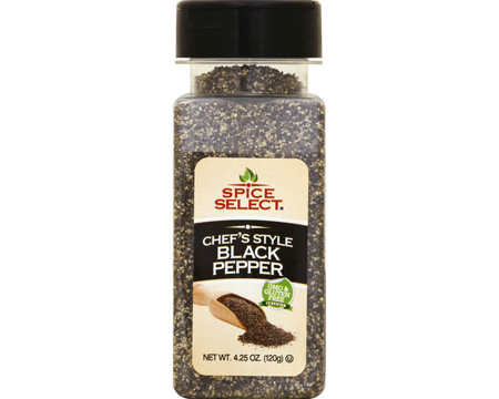 [076114008942] SPICE SELECT BLACK PEPPER 120G
