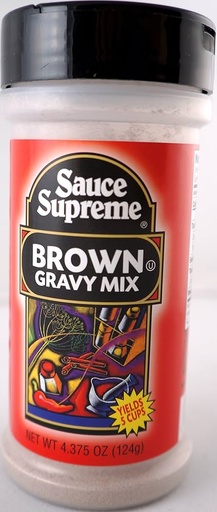 [F33037] SAUCE SUPRE. BROWN GRVY 124G