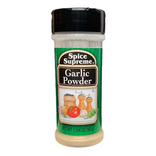 [076114380109] SPICE SUPREME GARLIC POWD. 50G