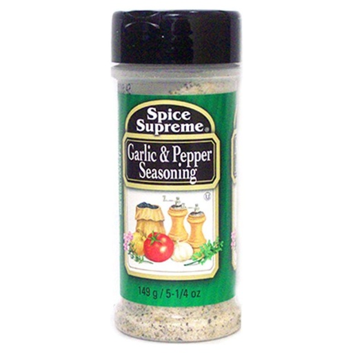 [076114380147] SPICE SUPRE. GARLIC & PEPP. 149G