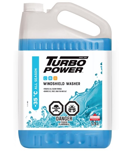 TURBO POWER WINDSHILD WASHER 3.78L/ 0°C 