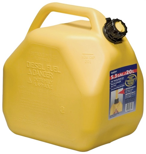 [03711] SCEPTER MILITARY DIESEL CAN YELLOW 20L