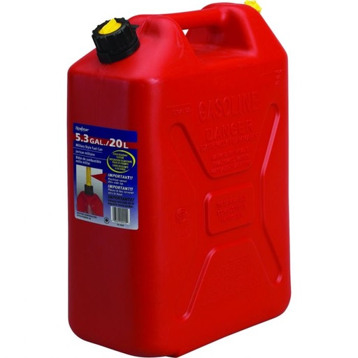 [03609] SCEPTER GAS MILITARY CAN RED 20L